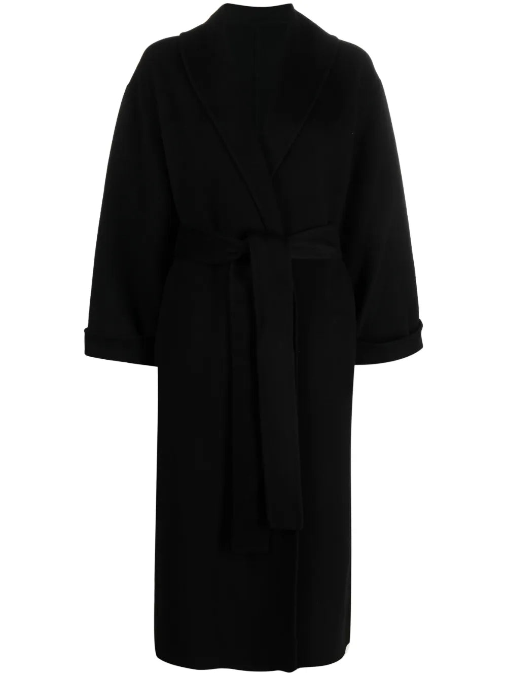 Belted Wool Trench Coat