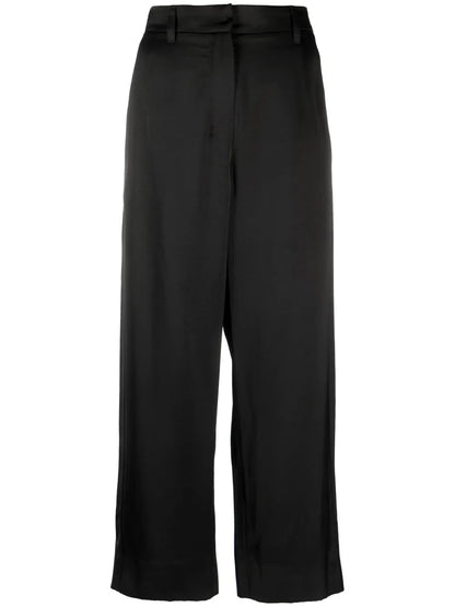 Monza Satin Cropped Trousers