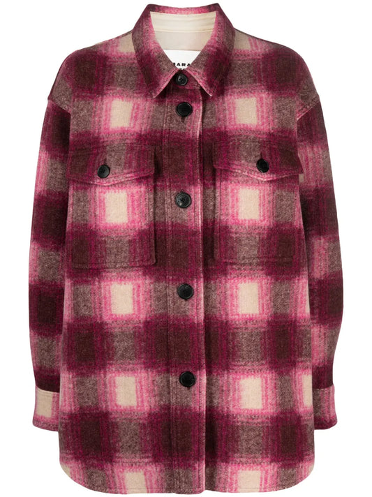 Harveli Plaid-Check Coat