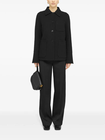 Single-Breasted Virgin-Wool Jacket