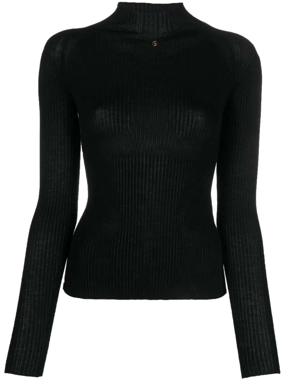 Logo-Plaque High-Neck Jumper