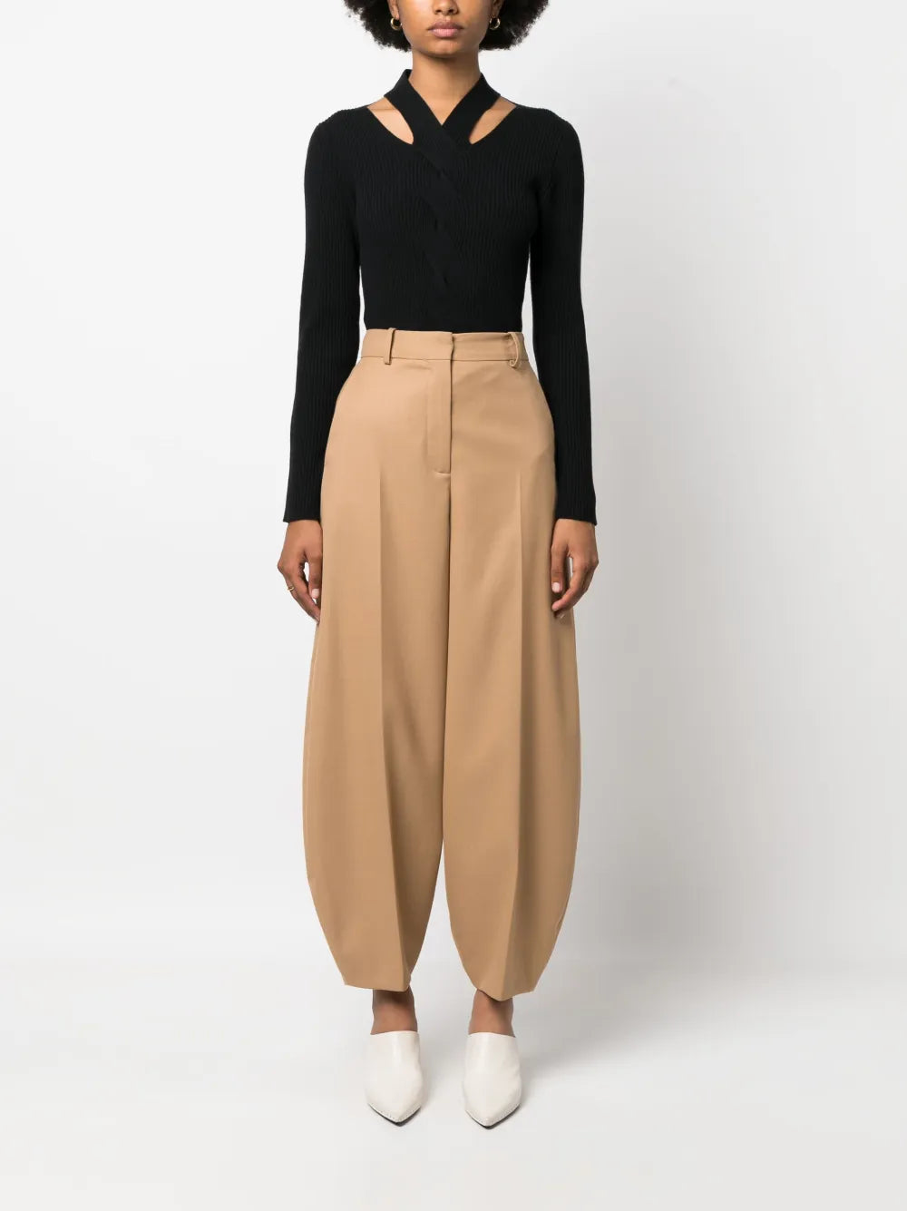 Cut-Out Knitted Jumper