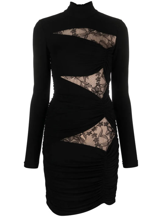 Lace Cut-Out Minidress