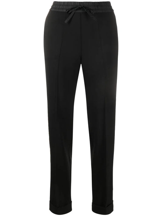 Drawstring Straight-Leg Trousers