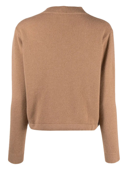 Cashmere Drawstring-Hem Jumper