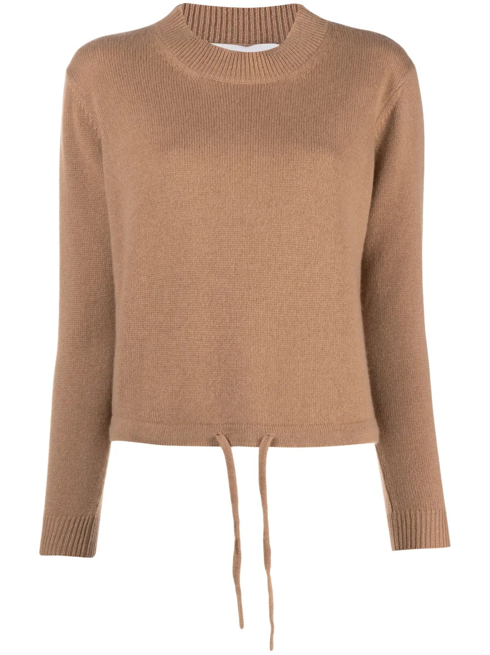 Cashmere Drawstring-Hem Jumper
