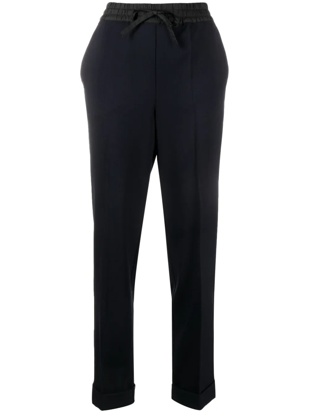 Mid-Rise Straight-Leg Trousers