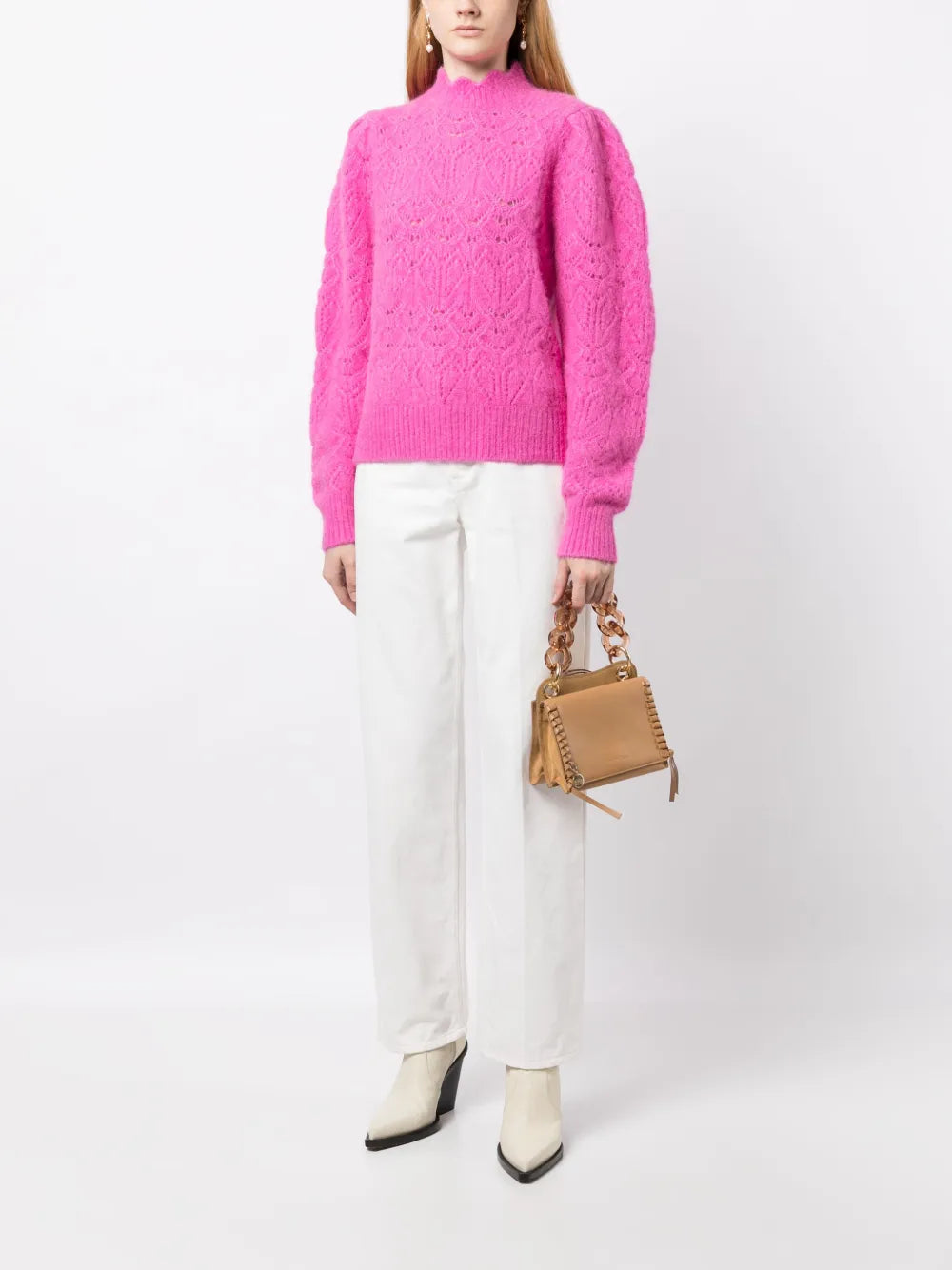 Galini Scallop-Neck Jumper