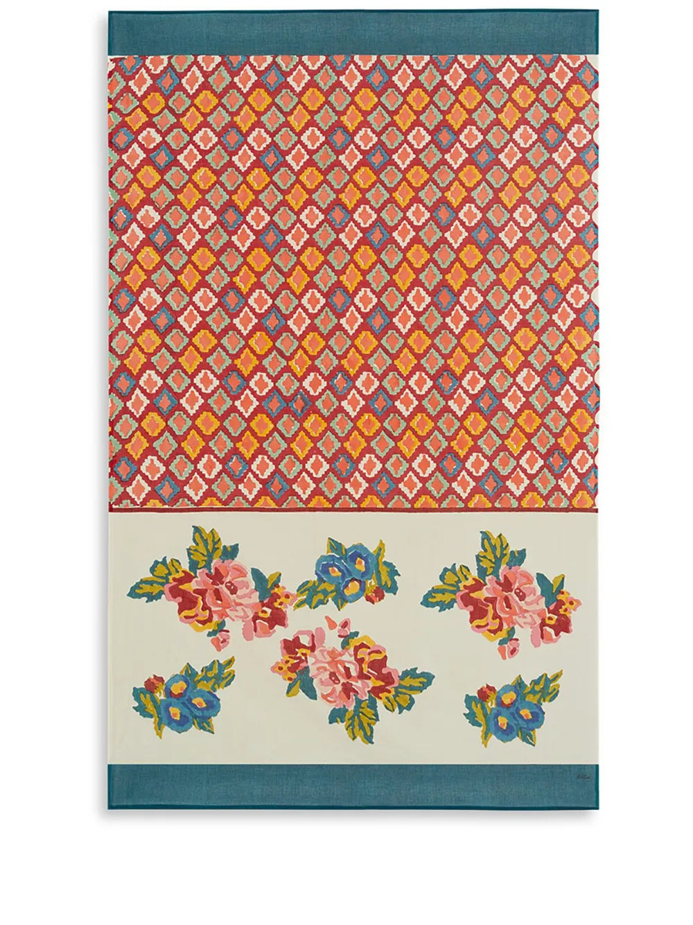 Lisa Bouquet Graphic-Print Beach Towel