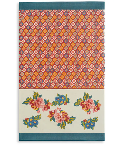 Lisa Bouquet Graphic-Print Beach Towel