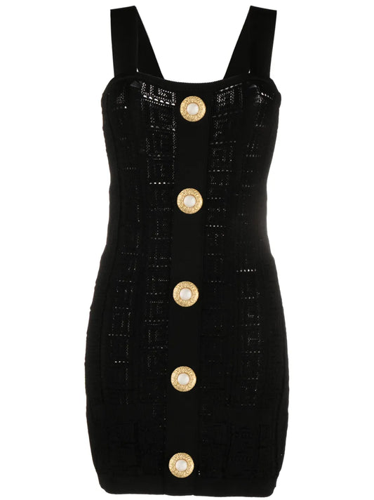 Open-Knit Minidress