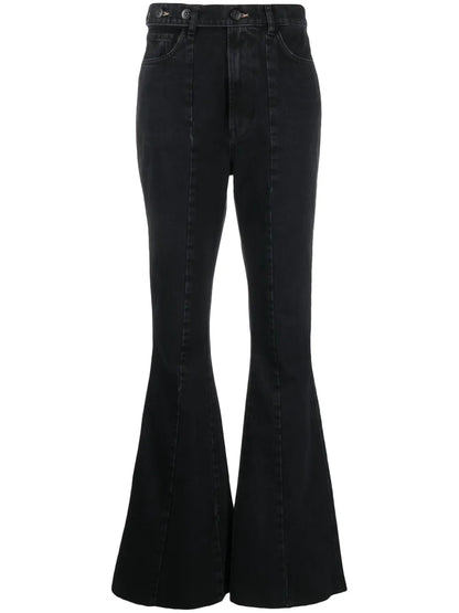 Farrah Biker Flared Jeans