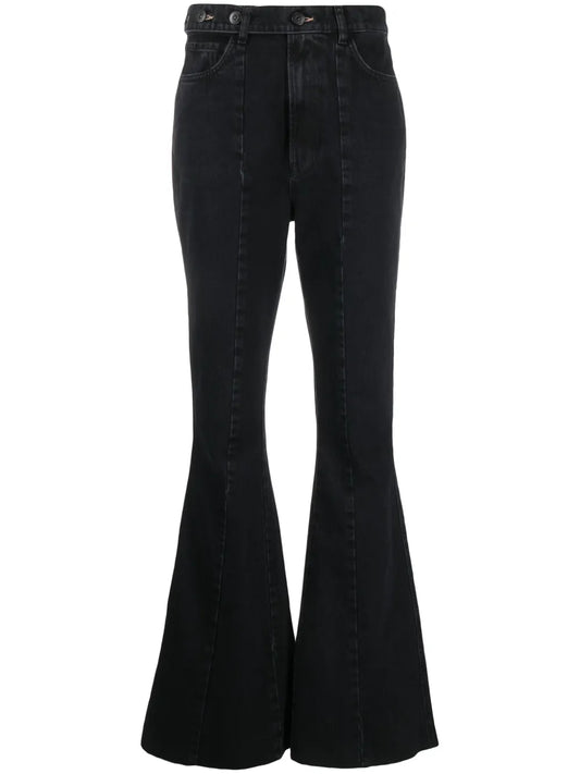 Farrah Biker Flared Jeans