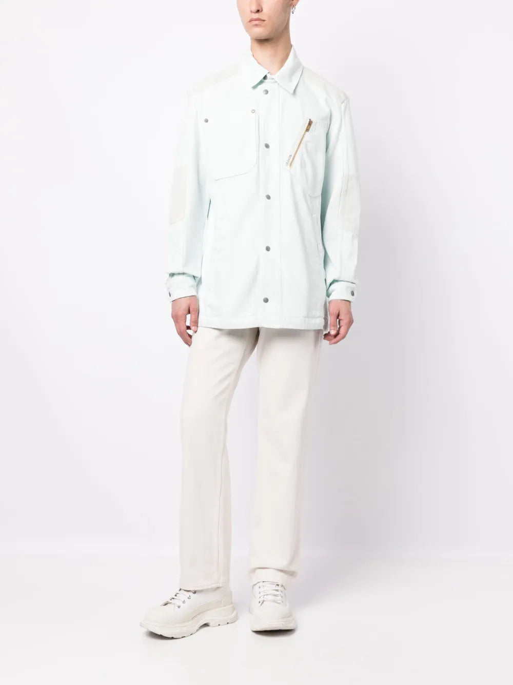 Multi-Pocket Shirt Jacket