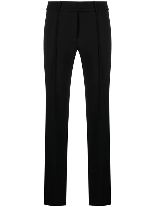 Dart-Detail Tailored Trousers