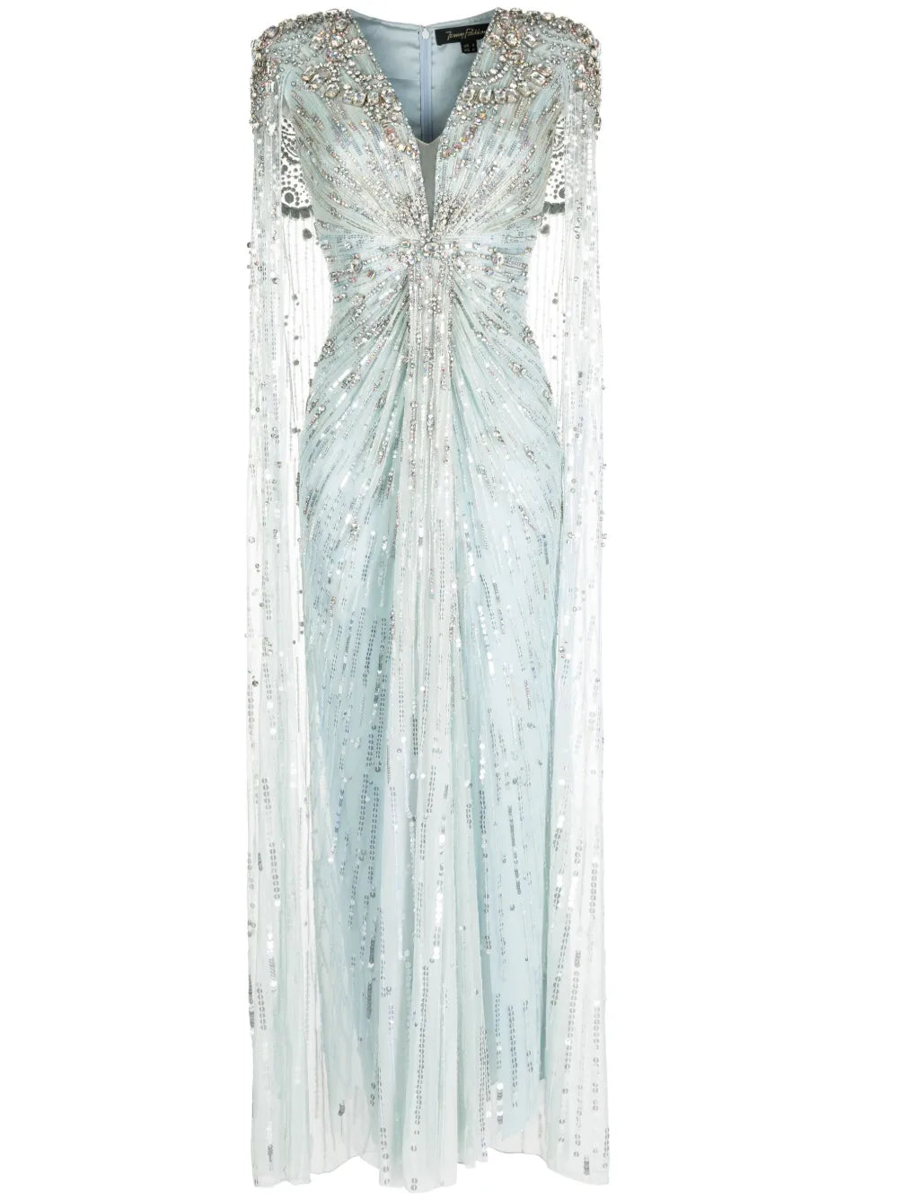 Lotus Lady Sequin-Embellished Gown