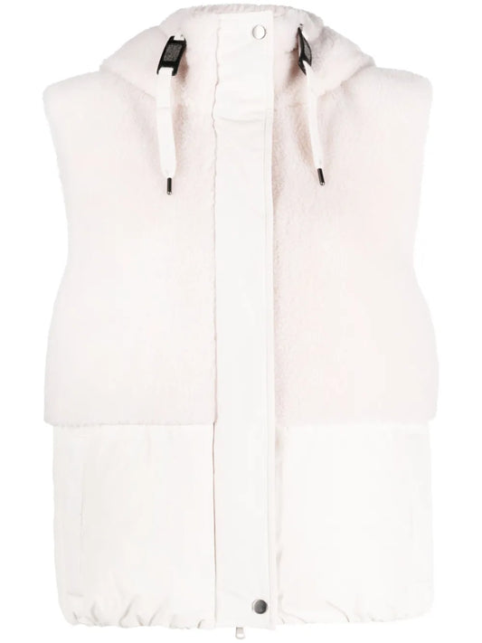 Faux-Fur Hooded Gilet