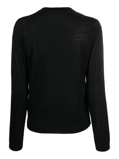 Lightweight V-Neck Wool Jumper