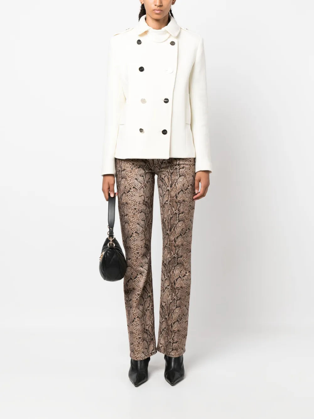 Double-Breasted Virgin Wool Coat