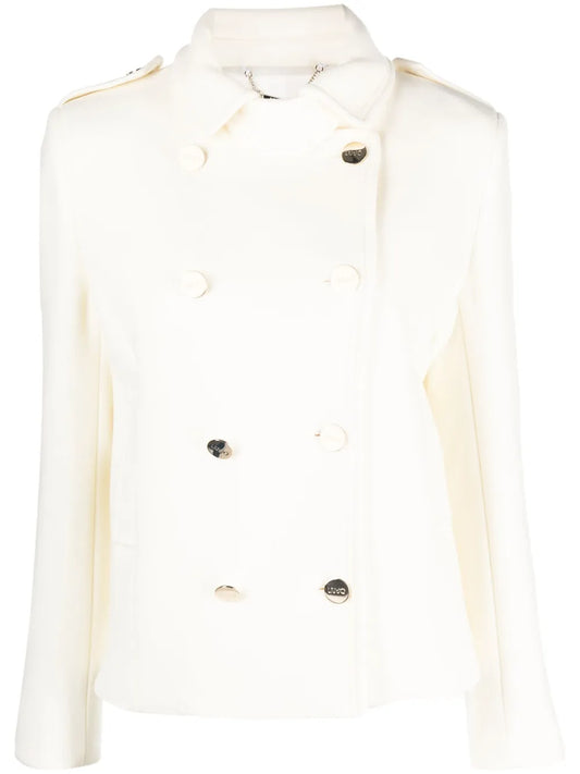 Double-Breasted Virgin Wool Coat