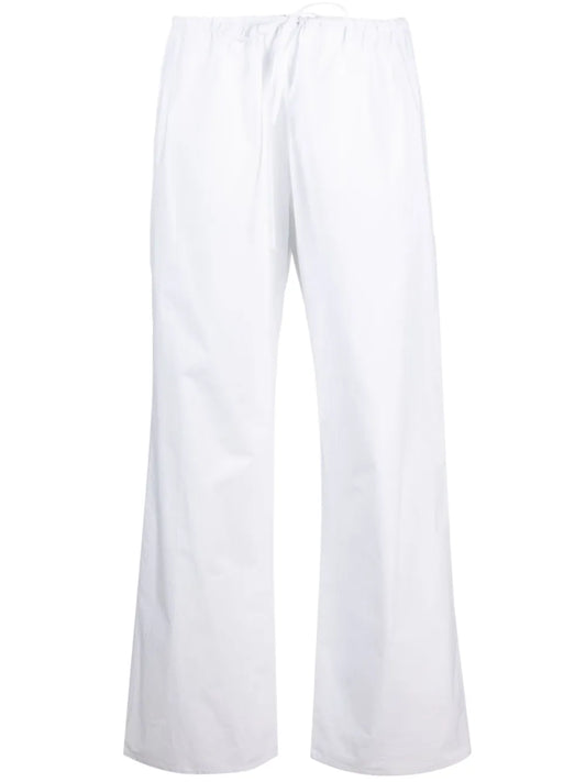 Straight-Leg Organic-Cotton Trousers