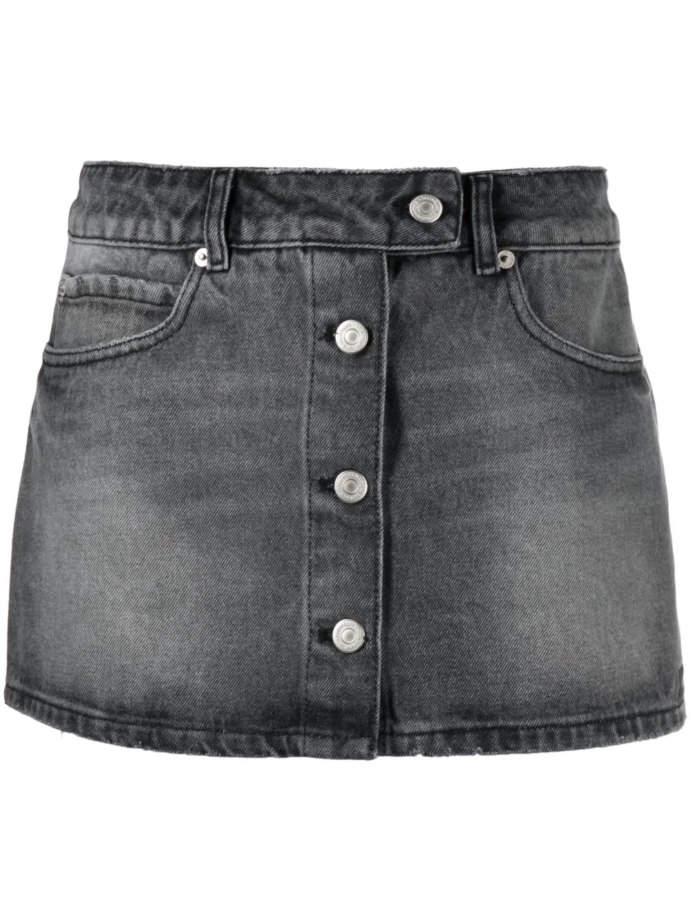 Trucker Denim Miniskirt