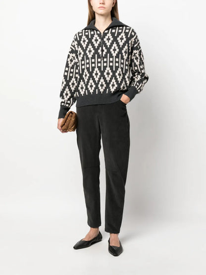 Graphic Knited Sweatshirt