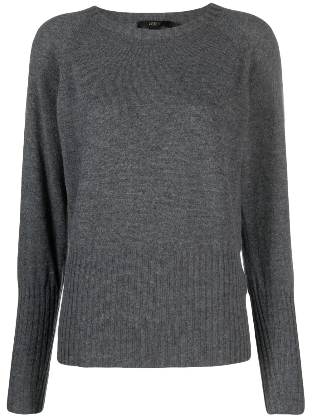 Ribbed Crew-Neck Jumper