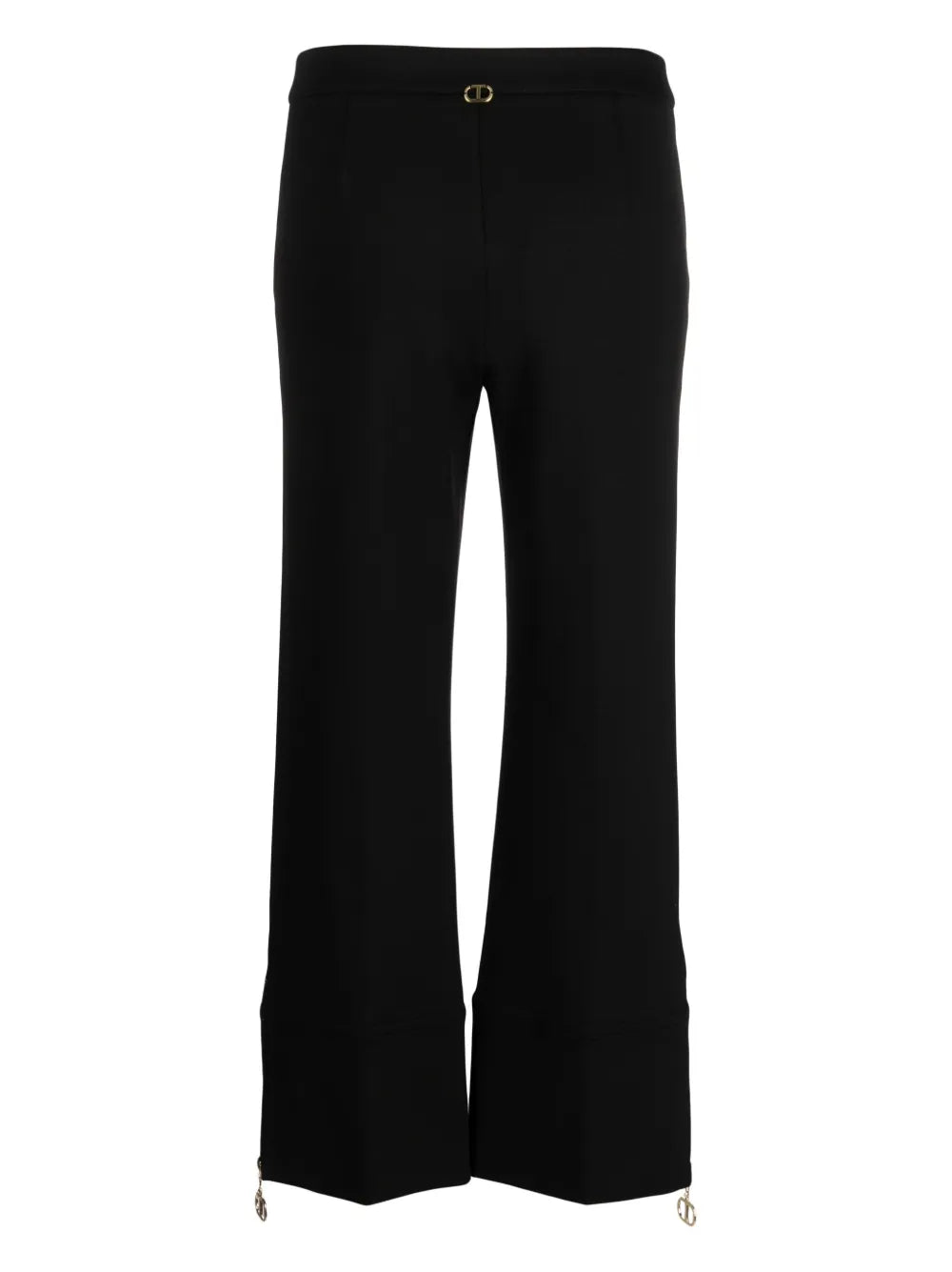 Cropped Flared Trousers