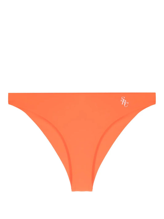 Romy Logo-Print Bikini Bottoms