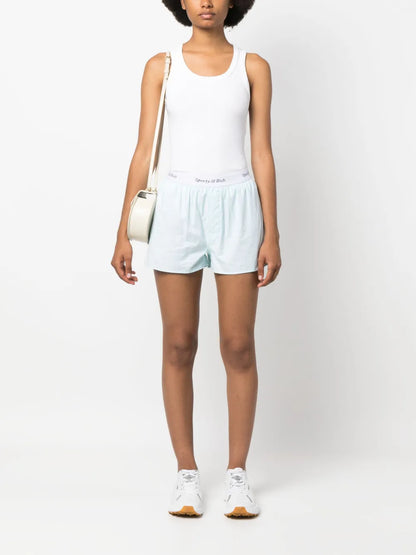 Logo-Waistband Striped Boxer Shorts