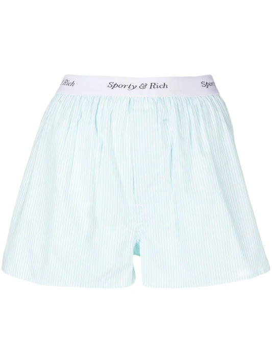 Logo-Waistband Striped Boxer Shorts