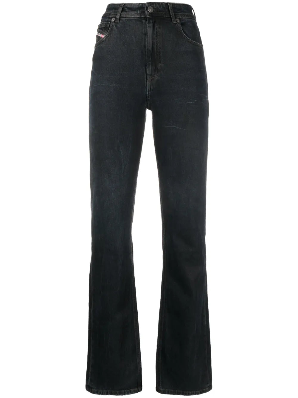 Logo-Patch Cotton Jeans
