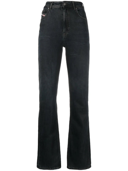 Logo-Patch Cotton Jeans