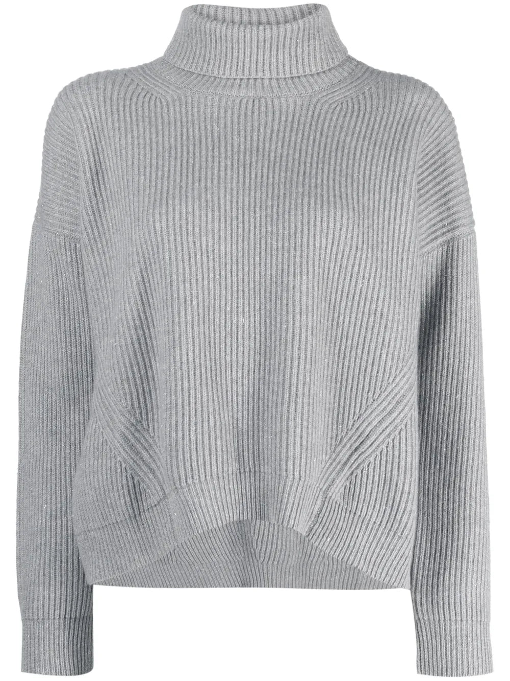 Roll-Neck Silk-Wool Blend Jumper