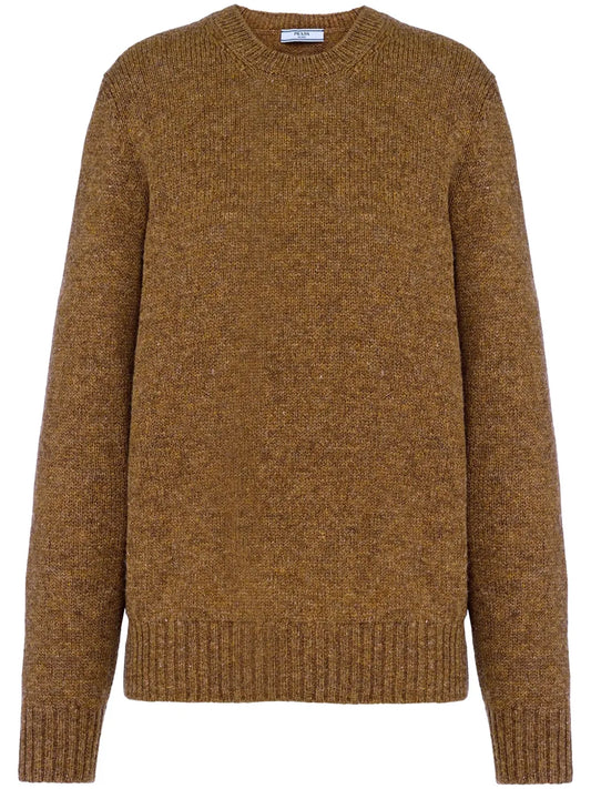Triangle-Logo Wool Jumper