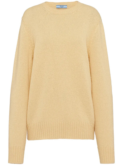 Triangle-Logo Wool Jumper