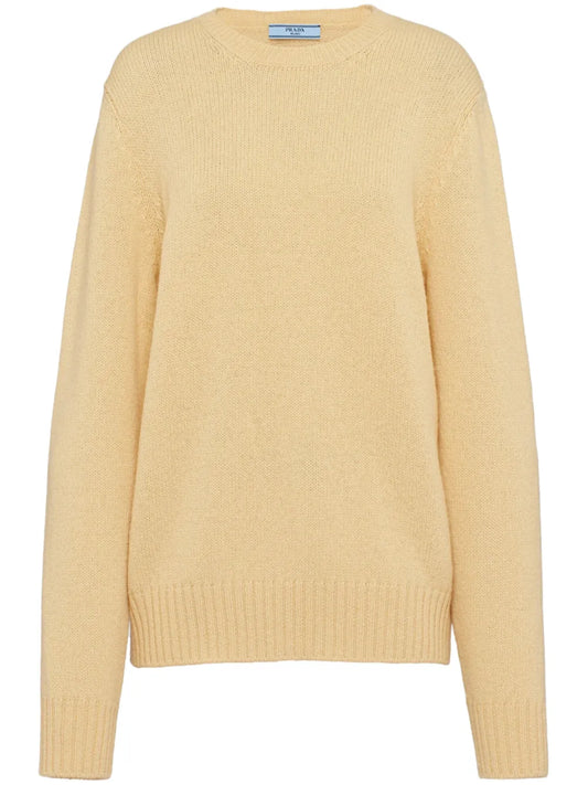 Triangle-Logo Wool Jumper