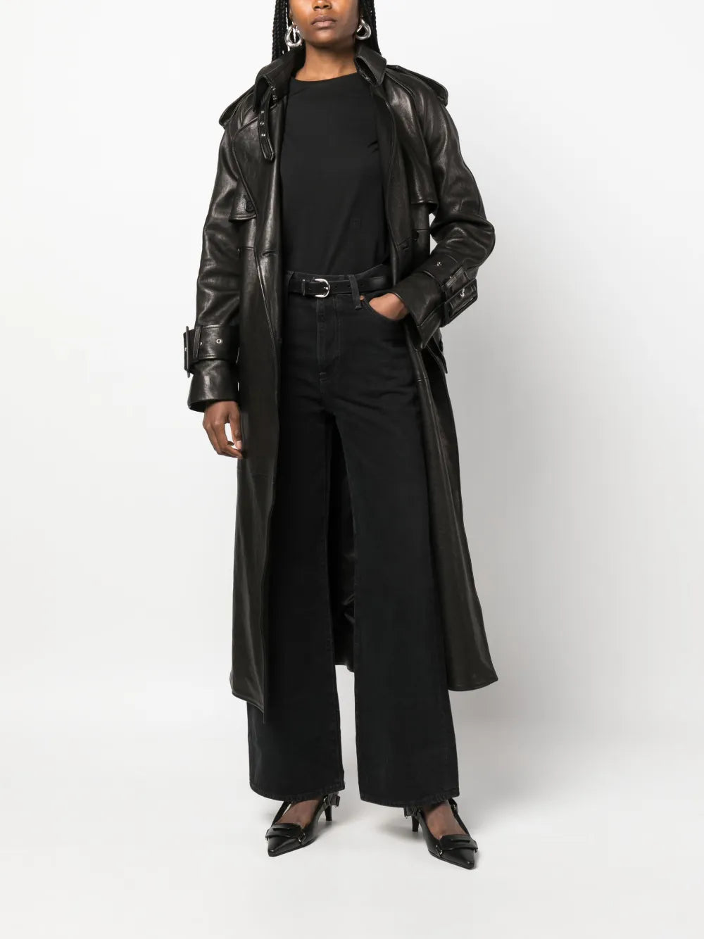 Ribcage High-Waisted Wide-Leg Jeans