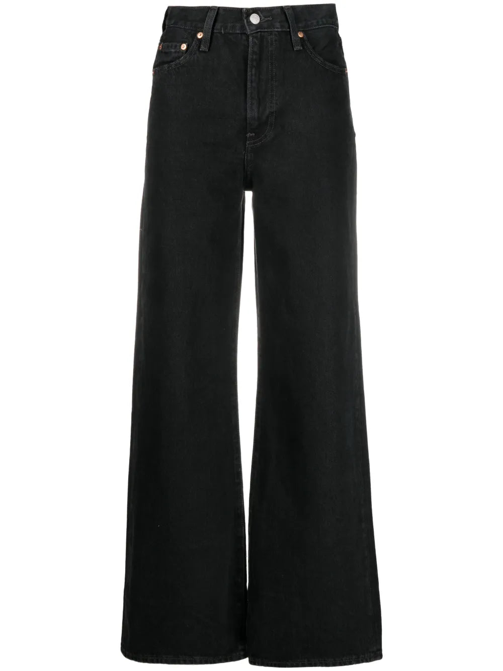 Ribcage High-Waisted Wide-Leg Jeans
