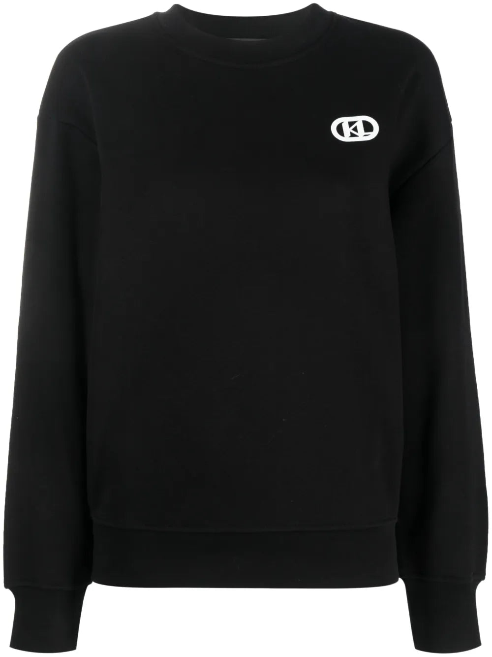 Logo-Print Drop Shoulder Sweatshirt