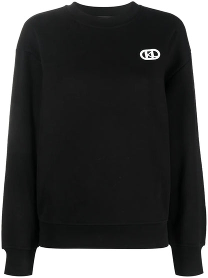 Logo-Print Drop Shoulder Sweatshirt