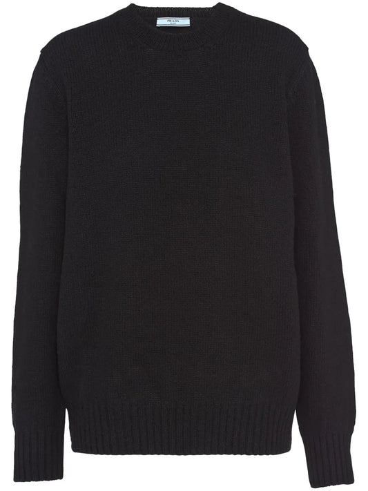 Triangle-Logo Wool Jumper