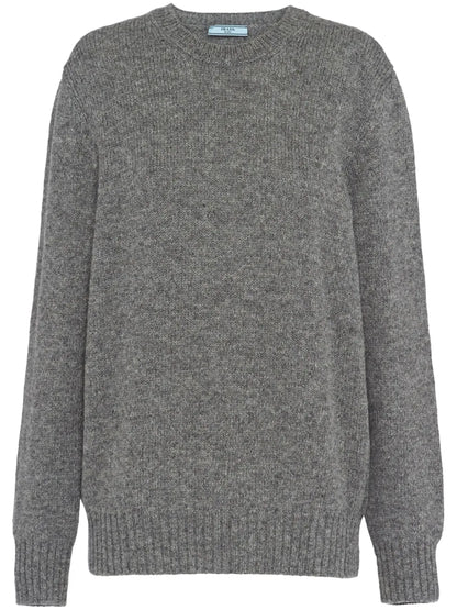 Triangle-Logo Wool Jumper
