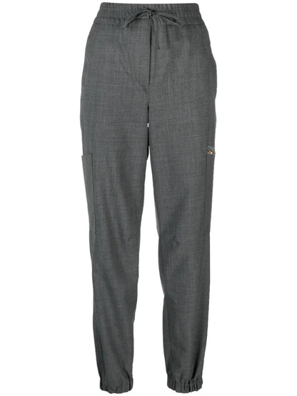Tapered Drawstring Trousers