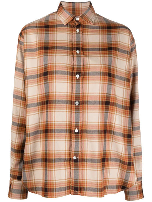 Plaid-Check Pattern Shirt
