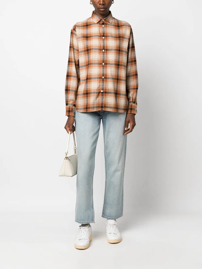 Plaid-Check Pattern Shirt