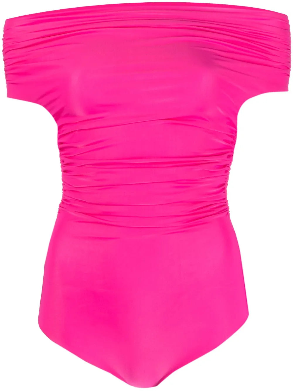 Off-Shoulder Ruched Bodysuit