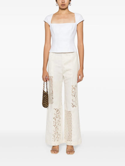 Luminosity Wide-Leg Trousers