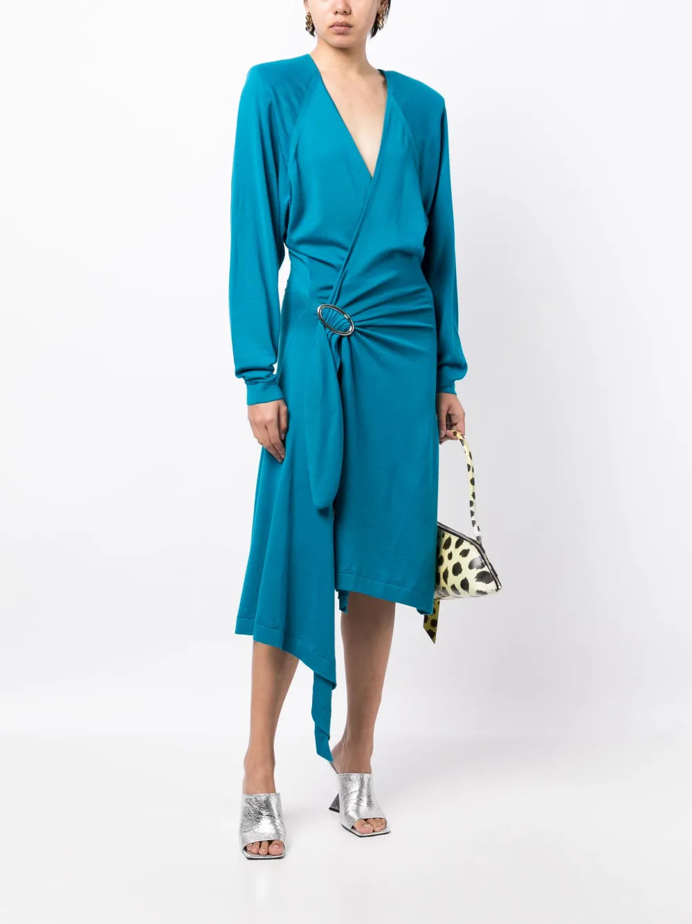 Atwell Wool Midi Wrap Dress